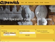 Tablet Screenshot of gipsnich.de